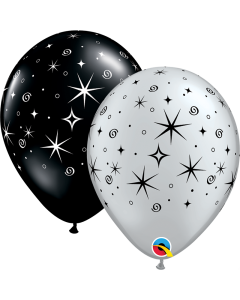 Sparkles & Swirls - 28cm (11 Inch) Latex Balloon (97580Q)