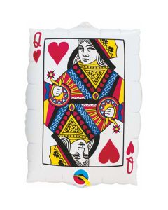 Queen Of Hearts Foil - 30 Inch  Foil Balloon (99240Q)