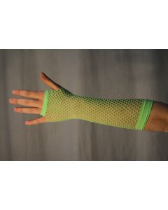 Fishnet - Long Green - Finger Less Gloves (CB1050-4)