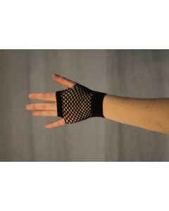 Fishnet - Short Black - Finger Less Gloves (CB1051-1)