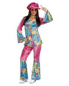 Flower Power Female Adult Costume (FRA49129)