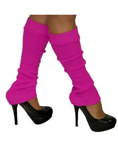 80s Leg Warmers - Fluoro Pink (LE3238PK)