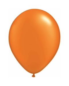 Mandarin Orange 12cm (5 Inch) Pearl Latex Balloon (48958Q)