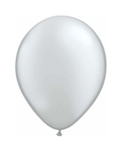 Silver Pearl 28cm (11 Inch) Latex Balloon (43794Q)