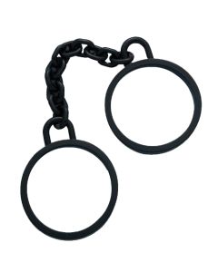 Rubber Shackles & Chain - Police Force (AR28511)