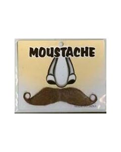 Brown Moustache Body Wave (B0008BR)