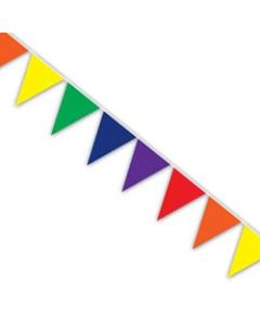 Rainbow Pennant Flag Banner Bunting (BE50707RB)