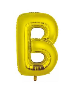 B Gold Letter - 86cm (34') Foil Balloon (BGoldA)