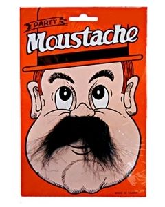 Moustache Scruffy - REG - Black (BM38718D)