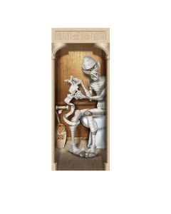 Mummy Restroom Door Cover (BS00379)