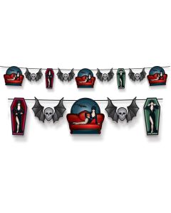 Elvira Queen of Halloween Streamer (BS00394)