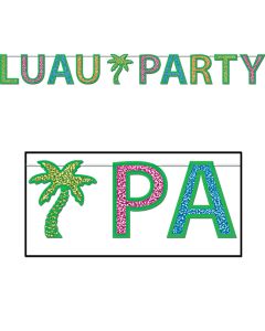 Glittered Luau Party Streamer (BS50495)