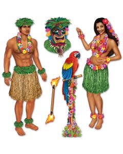 Hula Girl & Polynesian Guy Props (BS52004)