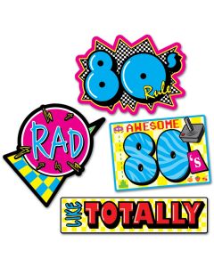 Awesome 80's Cutouts (BS54340)