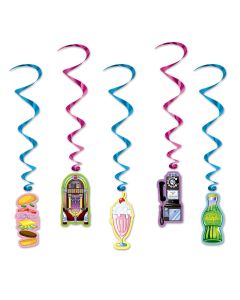 Hanging Soda Shop Whirls (BS54468)