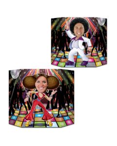 Disco Couple Photo Prop 2 Sided Design  (BS54617)