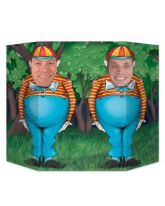 Alice In Wonderland Tweddle Dum & Tweddle Dee Photo Prop (BS54780)