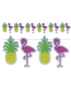 Flamingo & Pineapple Streamer (BS54814)