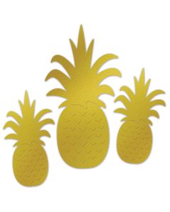 Foil Pineapple Silhouettes (BS54927)