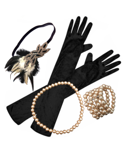 1920's Flapper Gatsby Set - Rose Gold (CA3054)