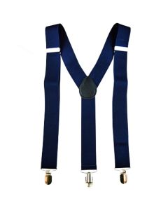Stretch Braces / Suspenders - Navy Blue (CA3224BL)