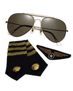 Aviator Kit - Glasses, Epelets and Badge (CA3235)