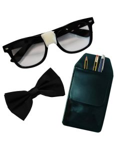 Nerd Set - Glasses, Bow Tie & Pen Holder (CA3610)