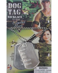 Military Dogtags with Details (CA3912)