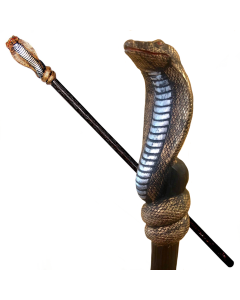 Pharoh Gold Cobra Staff - Egyptian Pharoh (CA4659)