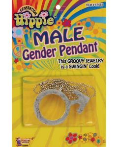 Hippie Male Gender Pendant (CA57565)