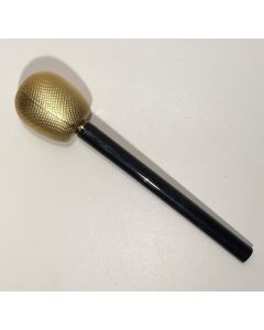 Microphone Gold with Black Handle - Rockstar Microphone (CB1018-1)