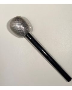 Microphone Silver with Black Handle - Rockstar Microphone (CB1018-2)