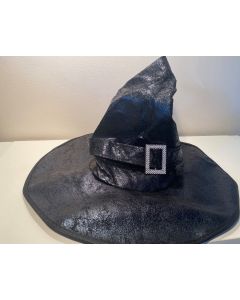 Witch Hat - Adult Black With Buckle (CB1259)