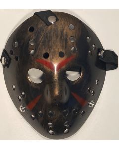 Jason Gold Hockey Mask (CB3299-2)