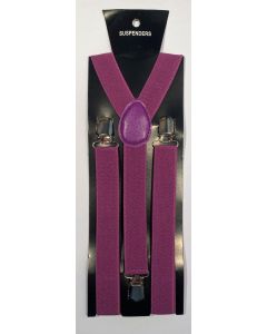 Purple Braces/Suspenders 2.5cm x 2mtr (CB6712)