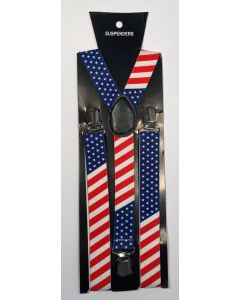 American Flag Stars & Stripes  Braces / Suspenders (CB6724)