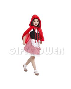 Red Hood Girl Child Costume (Little Red Riding Hood G-0180) (CB8736)