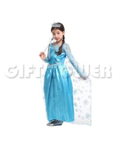Frosted Princess Elsa Child Costume (G-0221) (CB8737)