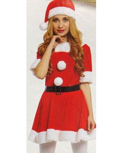 Pretty Miss Santa - Adult Costume (CB8826)