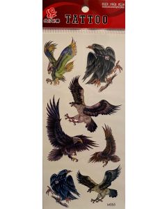 Tattoo Sheet (M055) - Eagle Set 7 (CBT1001)