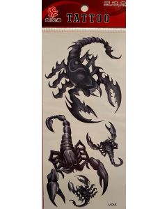 Tattoo Sheet (M068) - Scorpion Set 4 (CBT1020)
