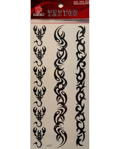 Tattoo Sheet (M071) - Tribal Band (CBT1022)