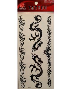 Tattoo Sheet (M070) - Dragon Tribal Band (CBT1024)