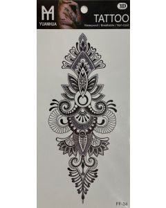Tattoo Sheet (FF-44) - Mandala (CBT1026)
