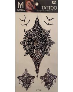 Tattoo Sheet (FF-36) - Mandala (CBT1033)