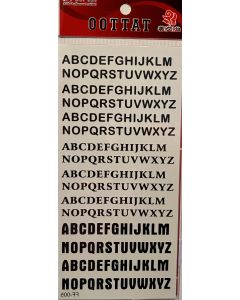 Tattoo Sheet (FF-005) - Alphabet (CBT1049)
