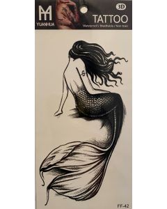 Tattoo Sheet (FF-42) - Mermaid (CBT1056)