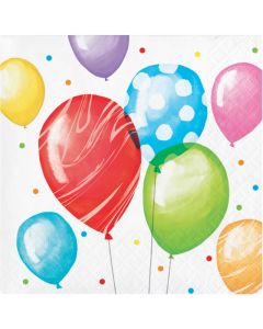 Balloon Bash Birthday - Beverage Napkins (CC357585)