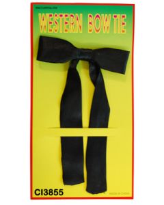 Western Bow Tie - Black (CI3655)