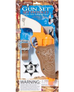 Western Cowboy Set - Gun Holster & Badge (CI60251)